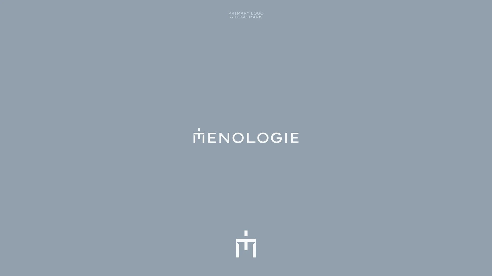 Menologie visual identity system